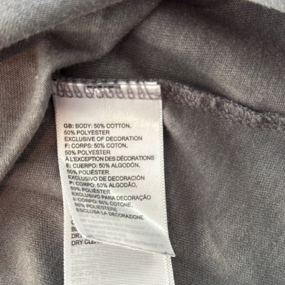 2021 The North Face Half Dome Gray w White Logo‎ Tee Mens Size Small READ - Picture 5 of 7